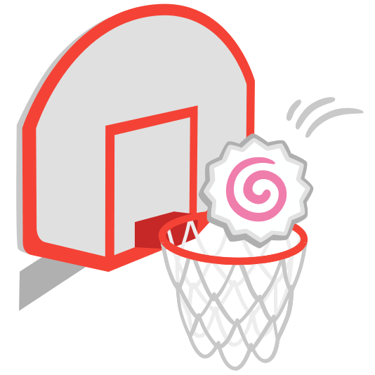 basketball fish cake