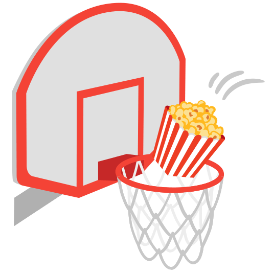 basketball popcorn