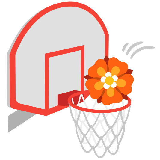 basketball rosette