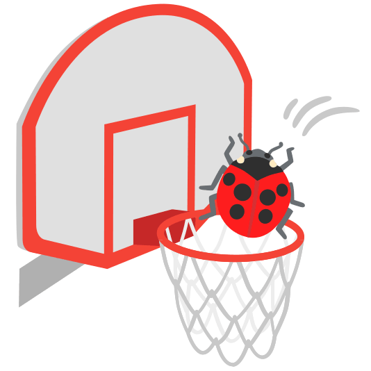 basketball ladybug