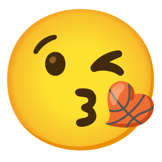 basketball kissing heart