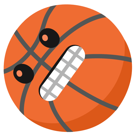 basketball grimacing