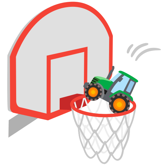 basketball tractor