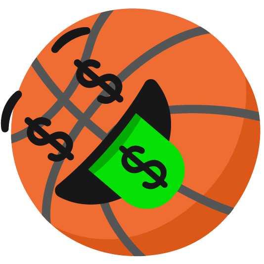 basketball money mouth face