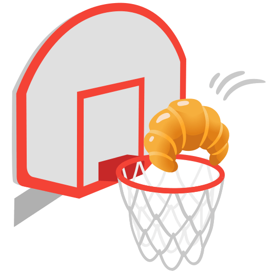 basketball croissant