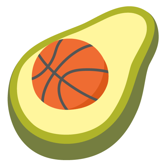 basketball avocado