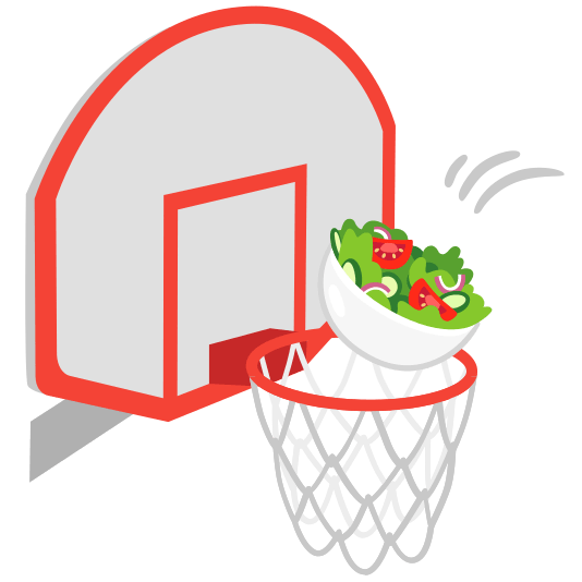 basketball green salad