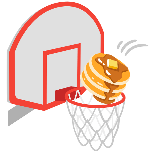 basketball pancakes