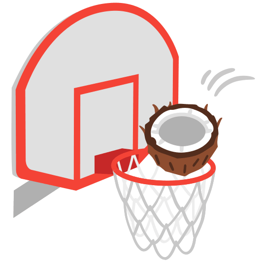 basketball coconut