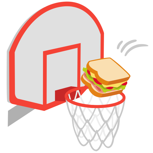 basketball sandwich