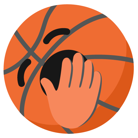 basketball yawning face