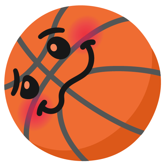 basketball woozy face