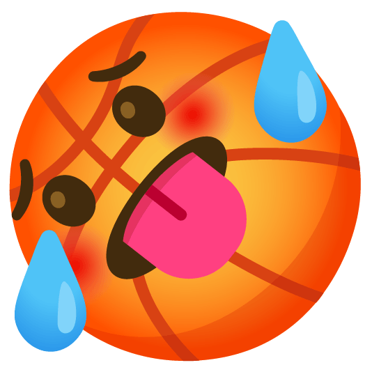basketball hot face