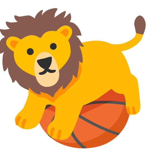 basketball lion face