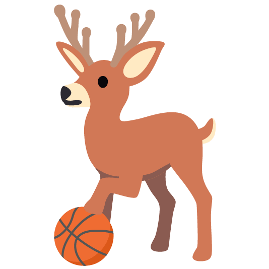 basketball deer