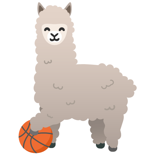 basketball llama