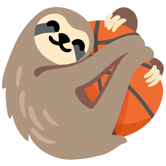 basketball sloth