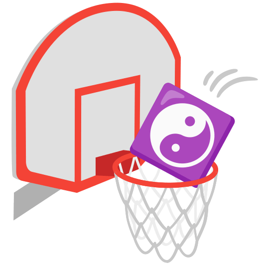 basketball yin yang