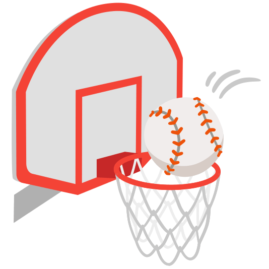 basketball baseball