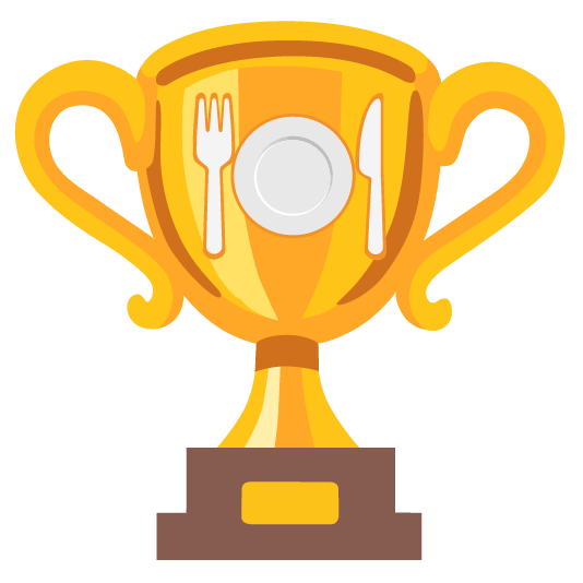 trophy knife fork plate