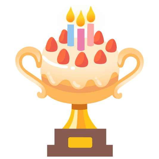 trophy birthday