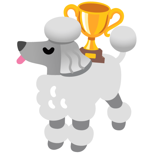 trophy poodle