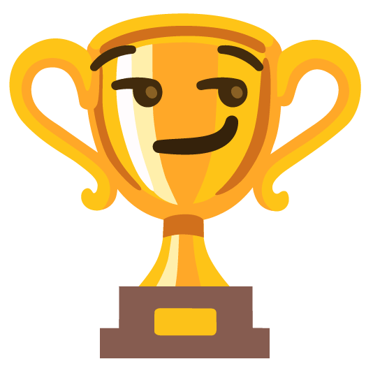 trophy smirk