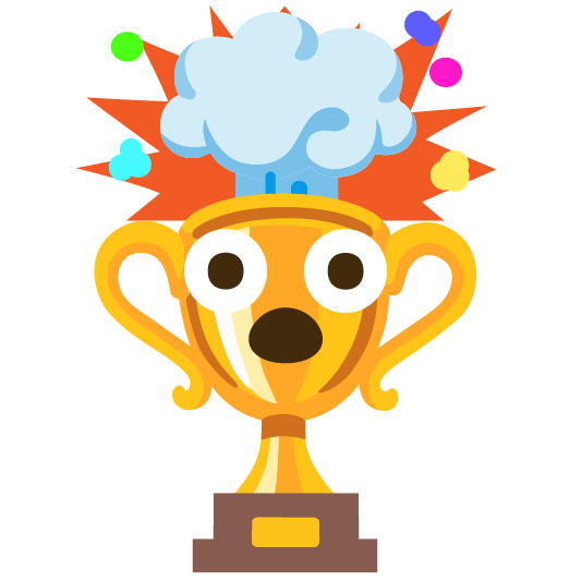 trophy exploding head