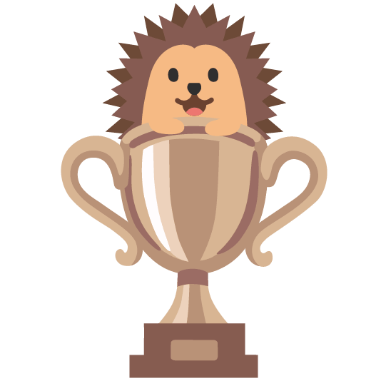 trophy hedgehog