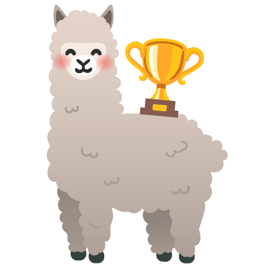 trophy llama