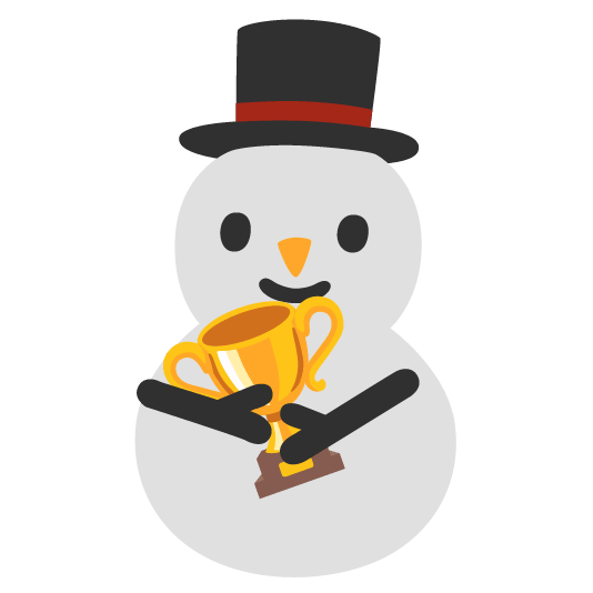 trophy snowman without snow