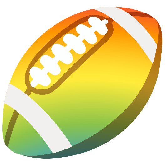 football rainbow
