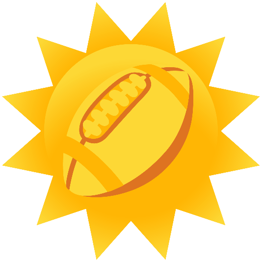 football sun with face