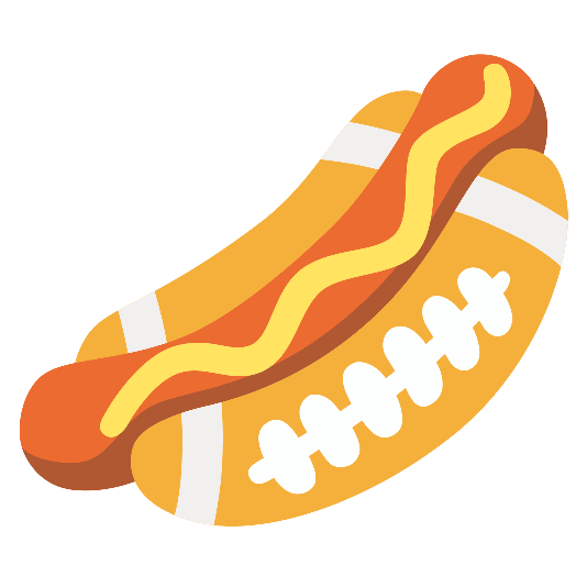 football hotdog