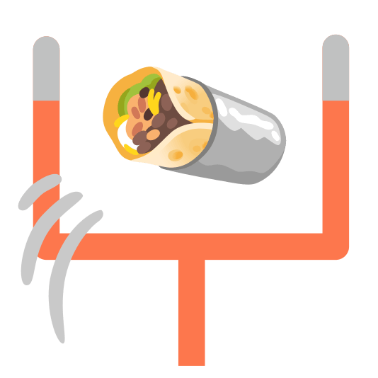 football burrito