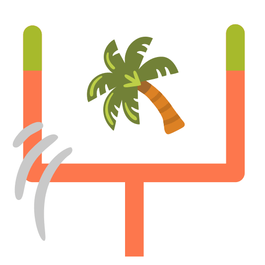 football palm tree