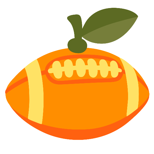 football tangerine