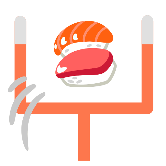 football sushi