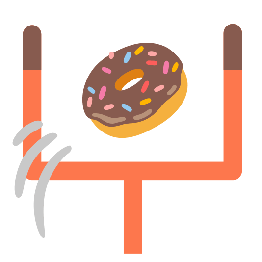 football doughnut