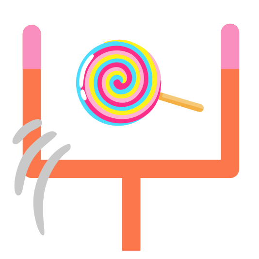 football lollipop