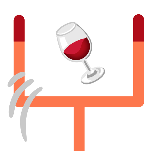 football wine glass