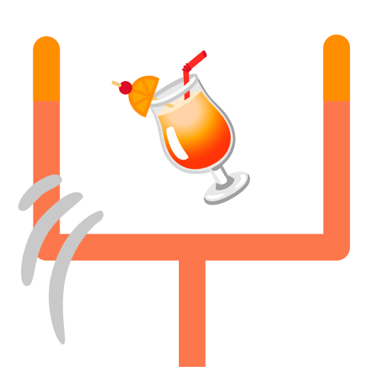 football tropical drink