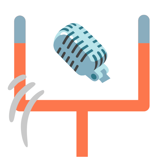 football studio microphone