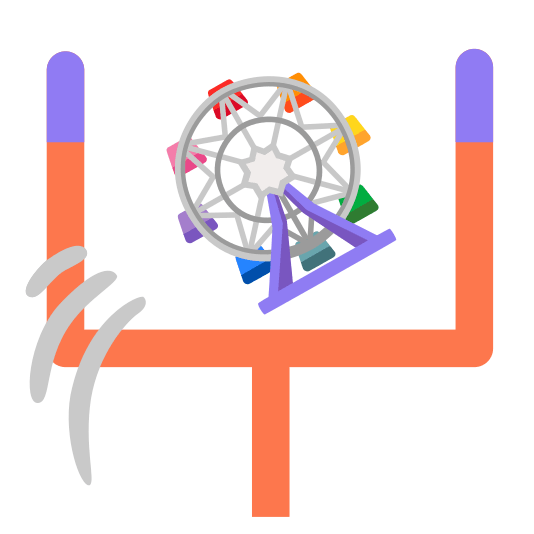 football ferris wheel