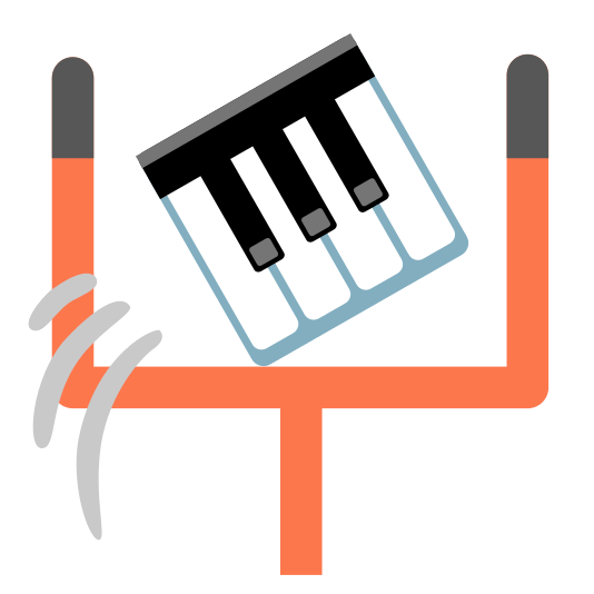 football musical keyboard