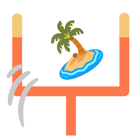 football desert island