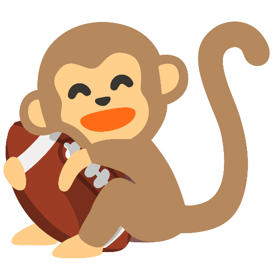 football monkey face