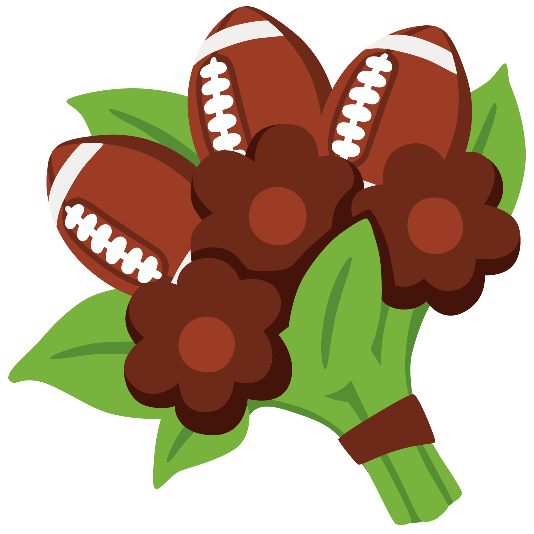 football bouquet