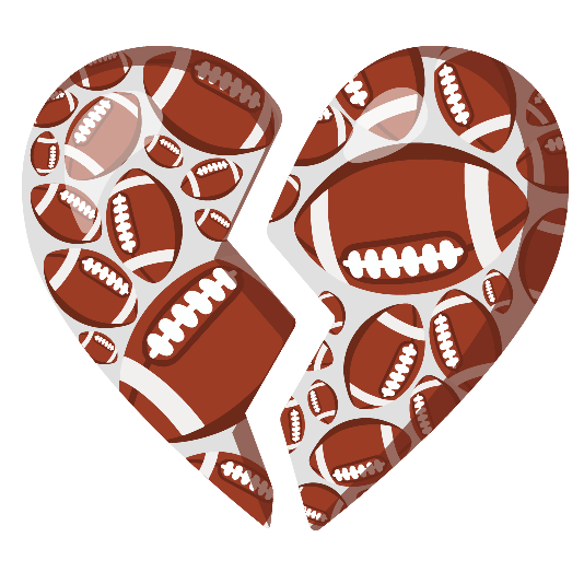 football broken heart
