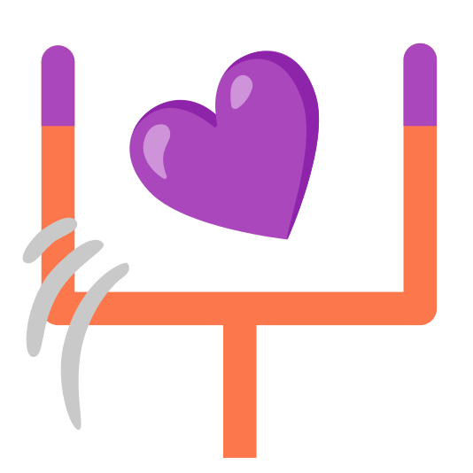 football purple heart